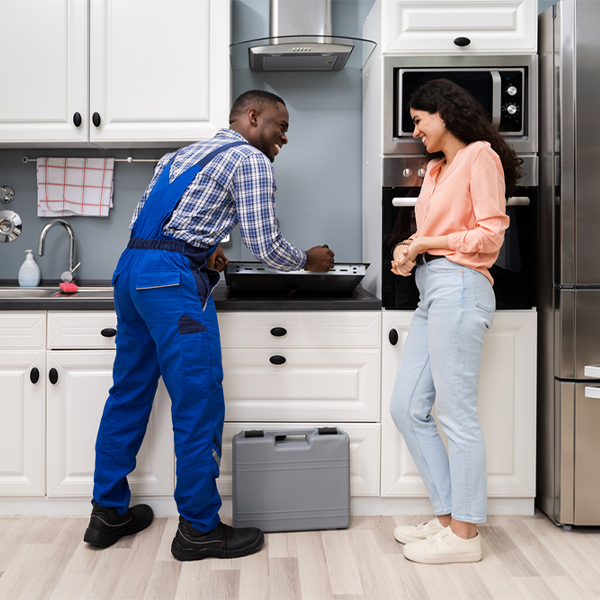 can you provide an estimate for cooktop repair before beginning any work in Greenville